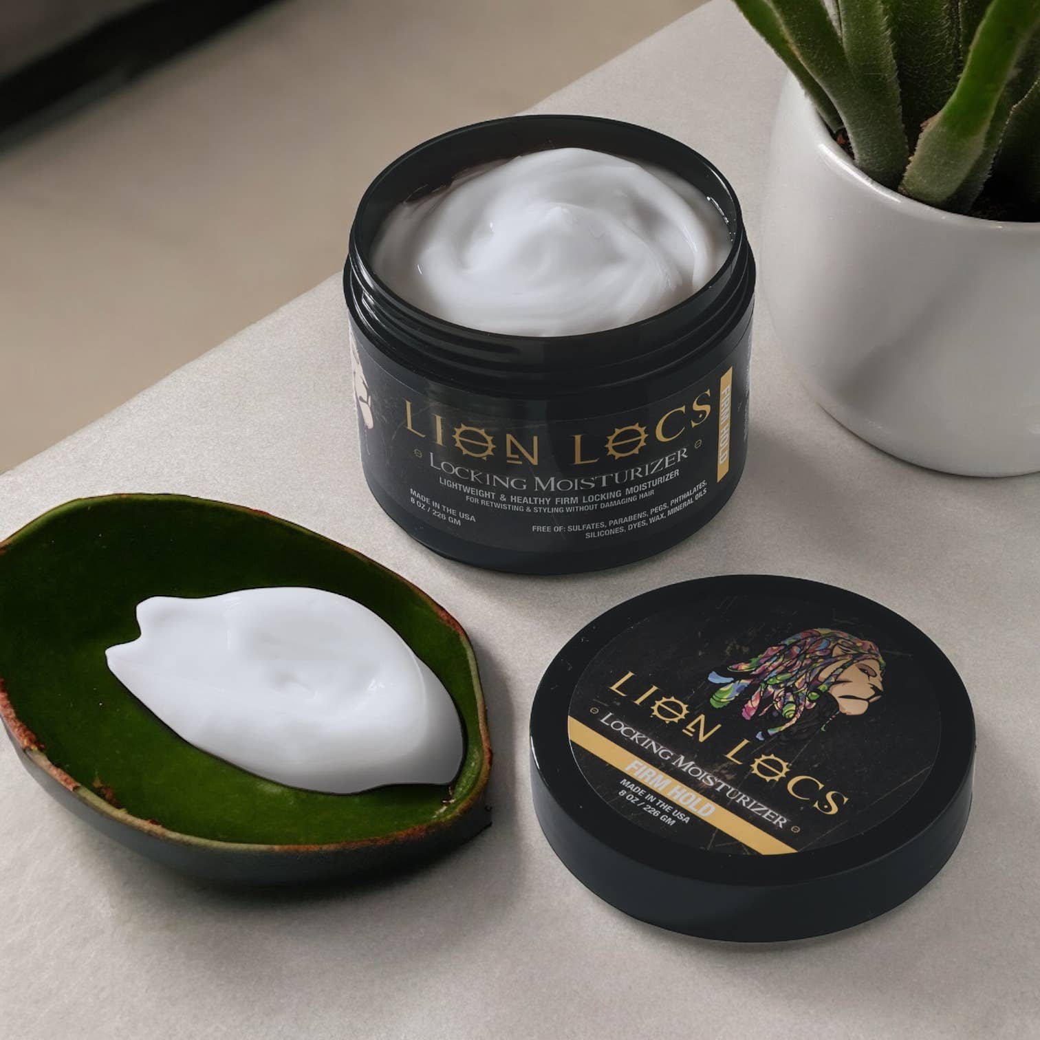 Lion Locs | Firm Hold Locking Moisturizer Gel, photo 3 of 4