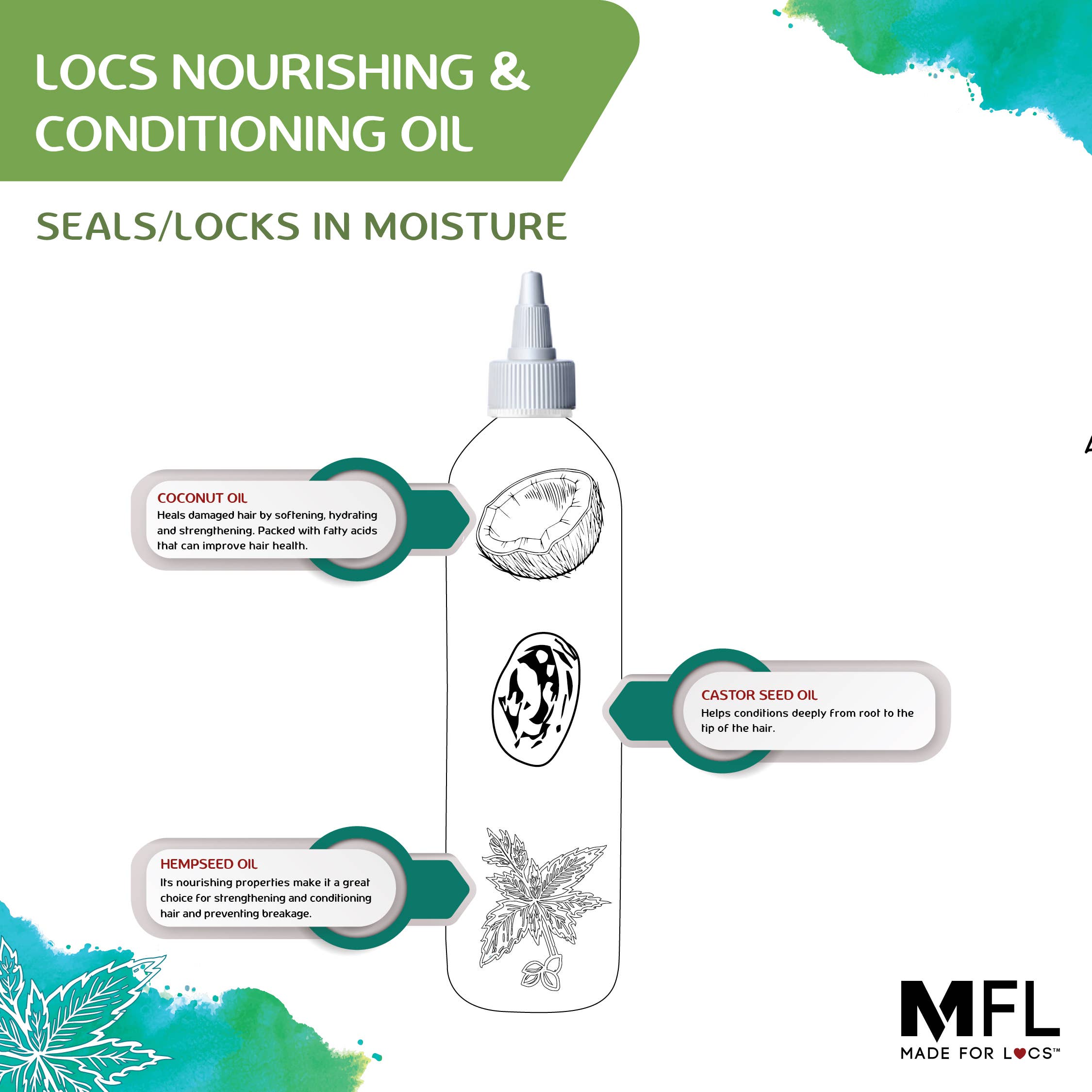 Made For Locs | Vegan Conditioning Hair Oil, photo 4 of 5