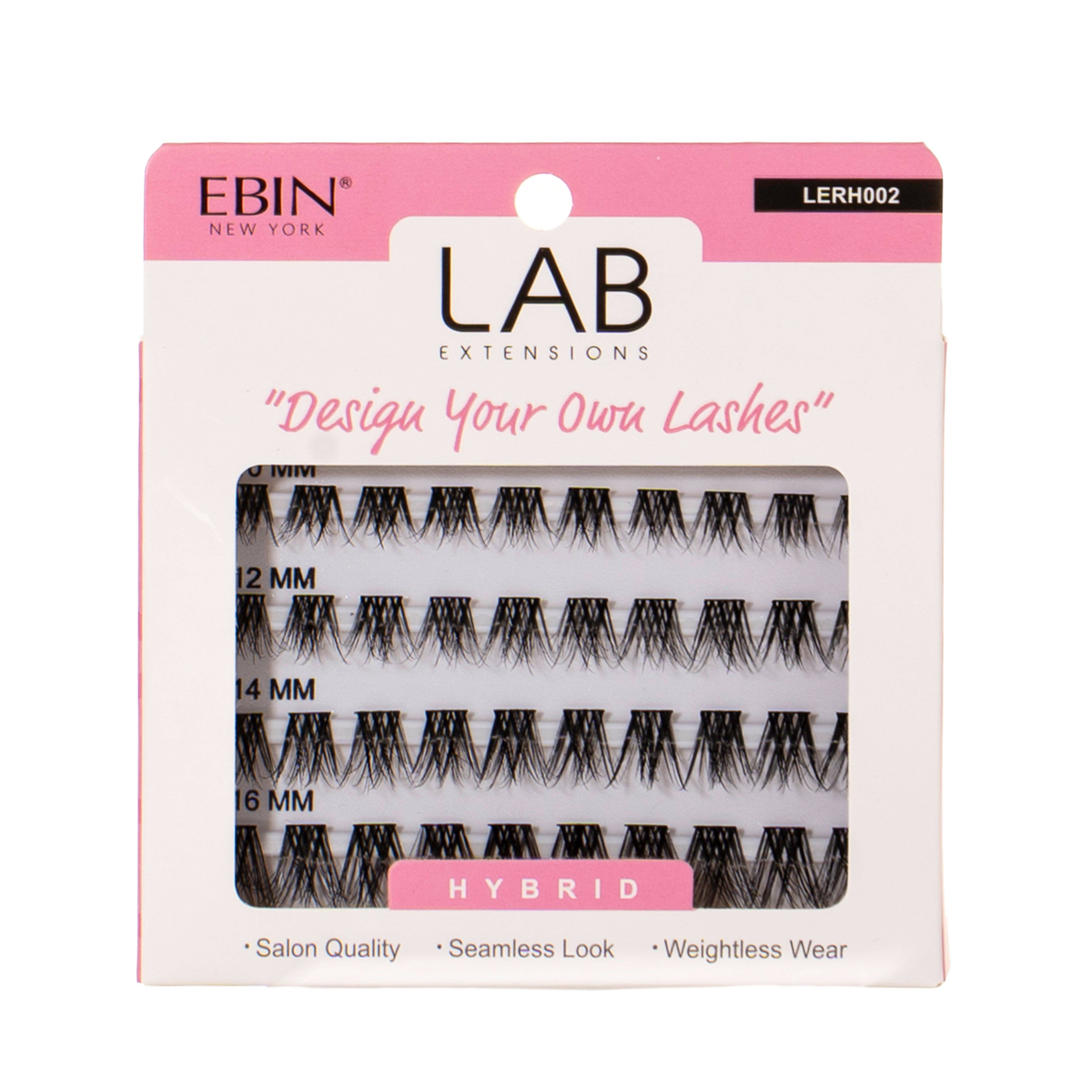 EBIN NEW YORK - LAB EXTENSIONS DIY Cluster Lashes - Hybrid, photo 2 of 2