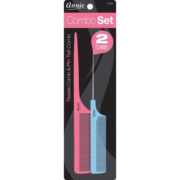 Annie International | Comb Set - Tease Comb & Pin Tail Comb