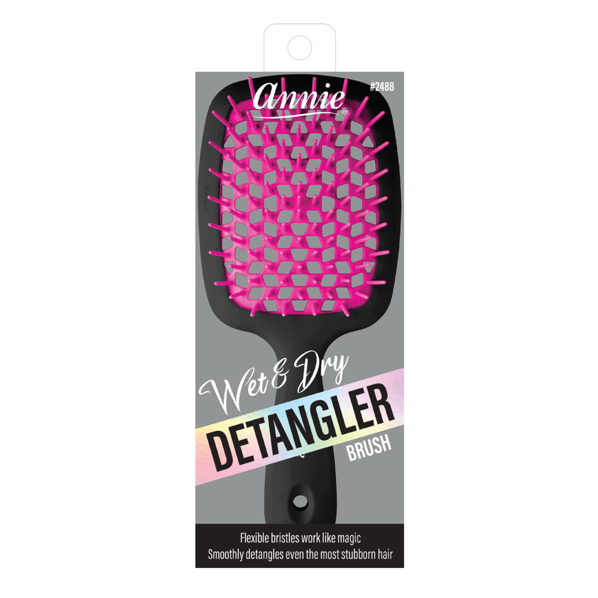 Annie International | Wet & Dry Detangling Hairbrush, photo 2 of 3