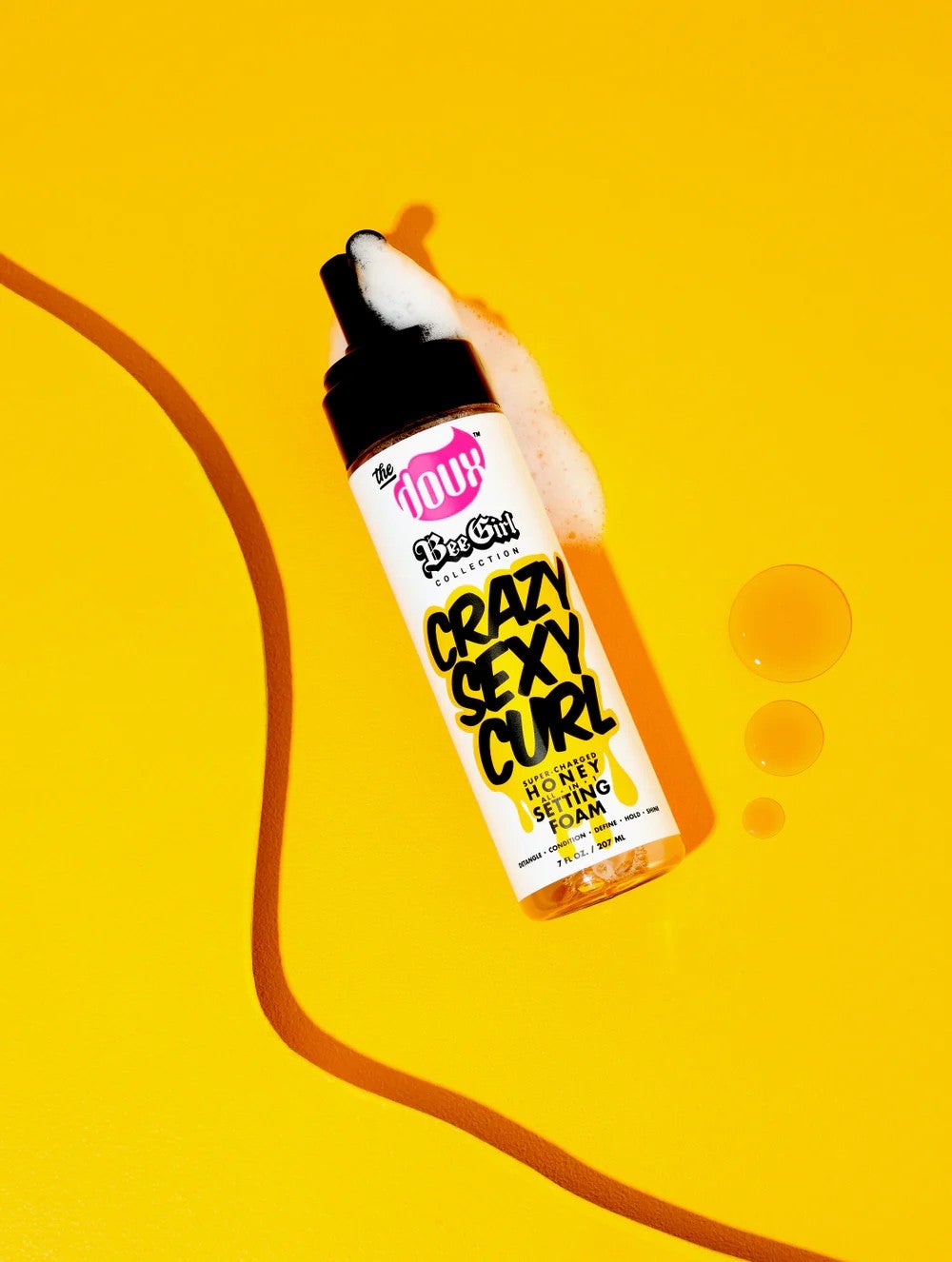 THE DOUX | CRAZYSEXYCURL Honey Setting Foam, photo 3 of 3