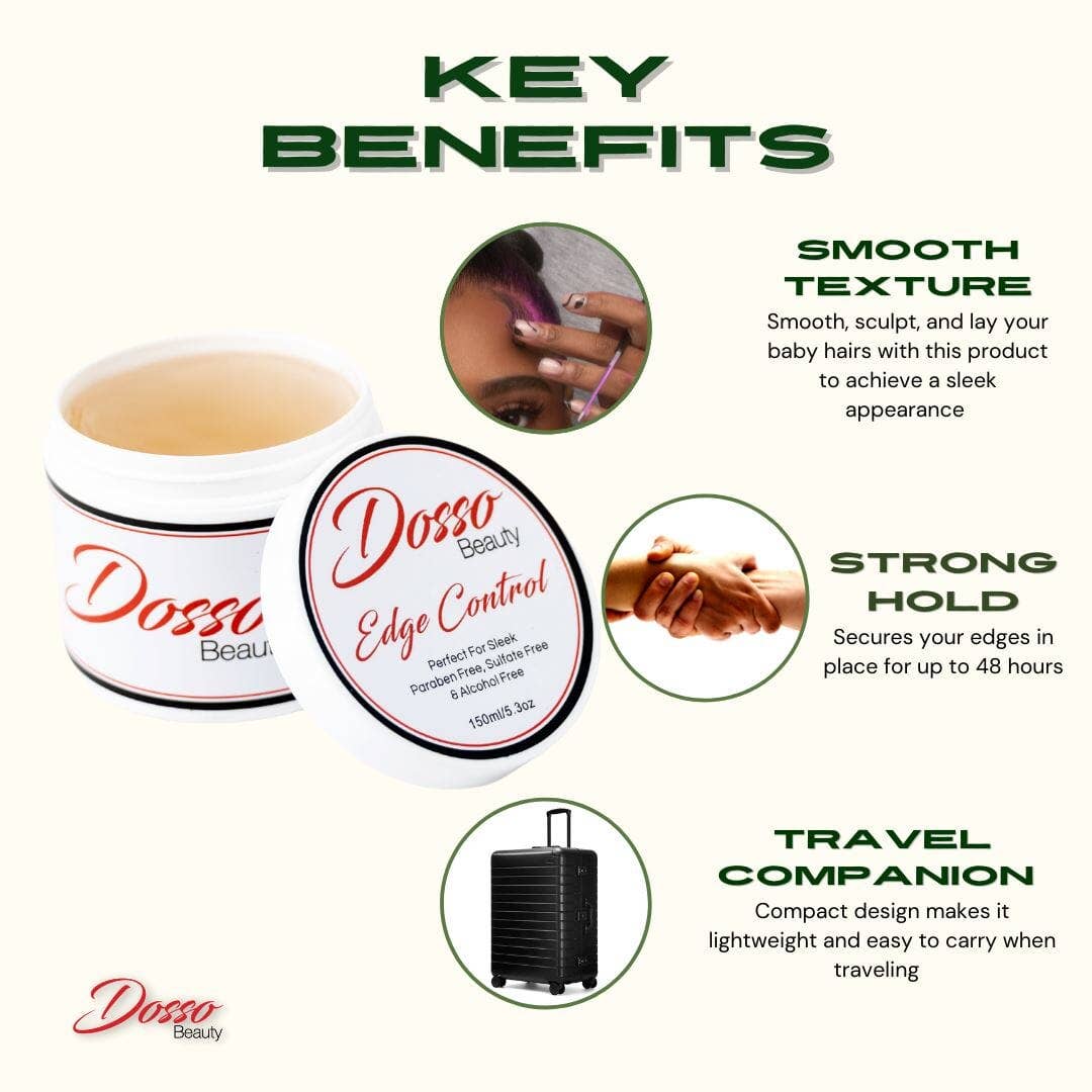 Dosso Beauty - Organic Edge Control Gel, photo 3 of 5