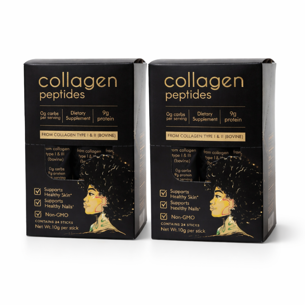 Black Girl Vitamins - BGV Collagen Powder Stick Box, photo 2 of 3