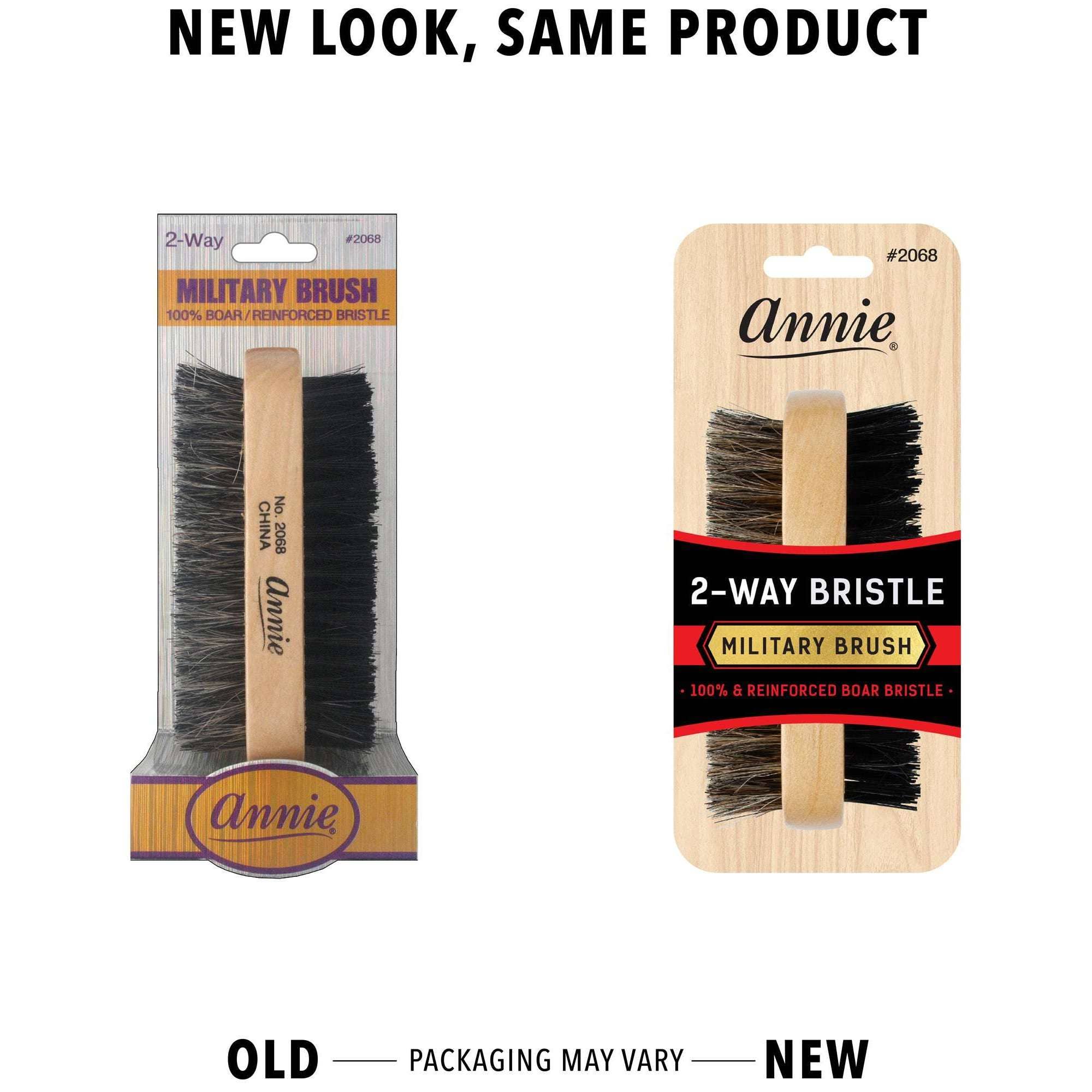 Annie International | Two Way Military Brush Boar Bristle Soft and Hard, photo 2 of 2